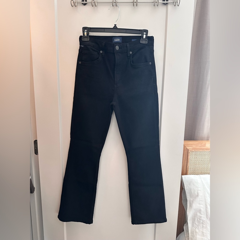 Citizens Of Humanity Isola High Waist Crop Bootcut Jeans (25)